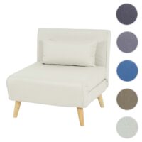 Schlafsessel Schlafsofa Funktionssessel Klappsessel Relaxsessel creme-beige