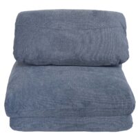 Schlafsessel Schlafsofa Funktionssessel Klappsessel Relaxsessel hellblau