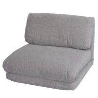 Schlafsessel Schlafsofa Funktionssessel Klappsessel Relaxsessel hellgrau