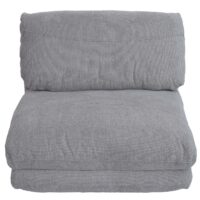 Schlafsessel Schlafsofa Funktionssessel Klappsessel Relaxsessel hellgrau