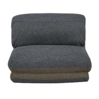 Schlafsessel Schlafsofa Funktionssessel Klappsessel Relaxsessel khaki/dunkelgrau