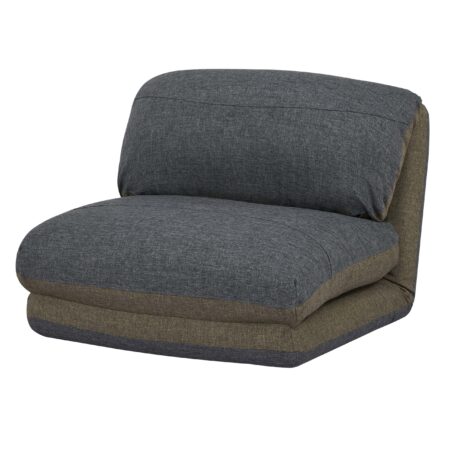 Schlafsessel Schlafsofa Funktionssessel Klappsessel Relaxsessel khaki/dunkelgrau