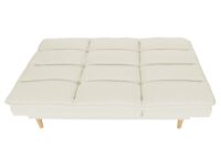 Schlafsofa Gästebett Schlafcouch Couch Schlaffunktion Liegefläche 180x110cm creme