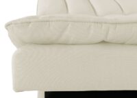Schlafsofa Gästebett Schlafcouch Couch Schlaffunktion Liegefläche 180x110cm creme