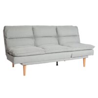 Schlafsofa Gästebett Schlafcouch Couch Schlaffunktion Liegefläche 180x110cm mint-grau