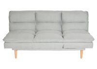 Schlafsofa Gästebett Schlafcouch Couch Schlaffunktion Liegefläche 180x110cm mint-grau