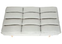 Schlafsofa Gästebett Schlafcouch Couch Schlaffunktion Liegefläche 180x110cm mint-grau