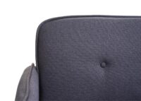 Schlafsofa Couch Klappsofa Gästebett Bettsofa Schlaffunktion 185cm anthrazit-grau