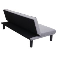 Schlafsofa Couch Klappsofa Gästebett Bettsofa Schlaffunktion 165cm grau