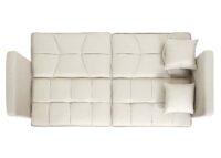 Schlafsofa Schlafcouch Bettsofa Gästebett Liegefläche 170x104cm creme-beige