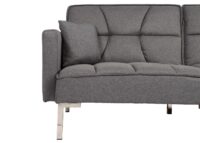 Schlafsofa Schlafcouch Bettsofa Gästebett Liegefläche 170x104cm grau
