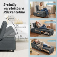 Schlafsofa Schlafsessel multifunktional verstellbar