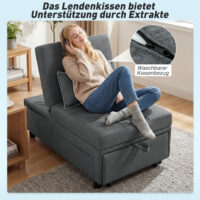 Schlafsofa Schlafsessel multifunktional verstellbar