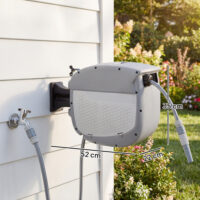 Schlauchbox Gartenschlauch automatisch schwenkbar 20m