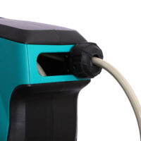 Schlauchtrommel 15 m, mit Frostschutzfunktion und 180° schwenkbar.