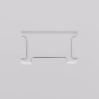 Weißer Stahl Spind mit Kleiderstange und Schließfach 90x38x45 cm