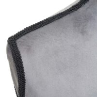 Schneiderpuppe Schaufensterpuppe Torso weiblich Schaumstoff Samt grau