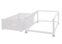 Schrankschublade mit Tablett Küchenauszug Geschirrablage 19x34x42cm weiss