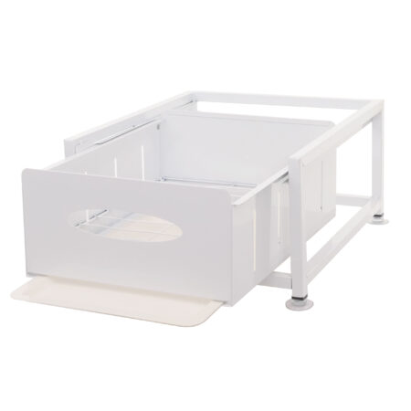 Schrankschublade mit Tablett Küchenauszug Geschirrablage 19x34x42cm weiss