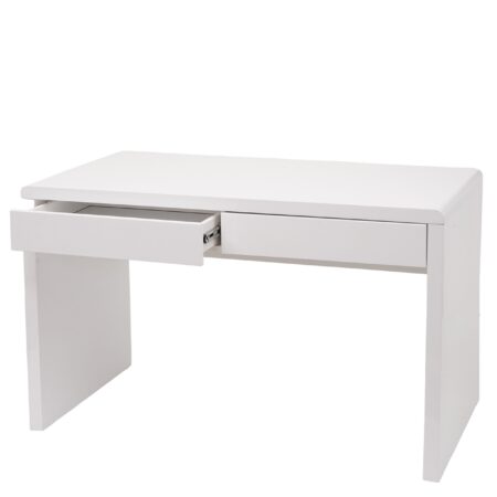 Schreibtisch Bürotisch Computertisch Arbeitstisch Hochglanz 120x60cm weiss