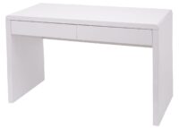 Schreibtisch Bürotisch Computertisch Arbeitstisch Hochglanz 120x60cm weiss