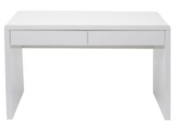 Schreibtisch Bürotisch Computertisch Arbeitstisch Hochglanz 120x60cm weiss