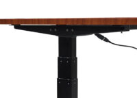 Schreibtisch Bürotisch elektrisch höhenverstellbar mit Memory - natur, schwarz