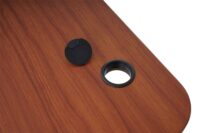 Schreibtisch Bürotisch elektrisch höhenverstellbar mit Memory - natur, schwarz