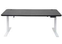 Schreibtisch Bürotisch elektrisch höhenverstellbar mit Memory - schwarz, weiss