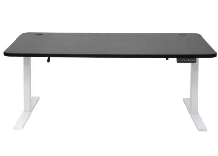 Schreibtisch Bürotisch elektrisch höhenverstellbar mit Memory - schwarz, weiss