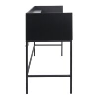Schreibtisch Bürotisch Computertisch Schublade 120x50cm Holz Metall Eiche-Optik