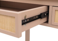 Moderner Schreibtisch Holz helltaupe mit Schublade 110x60 cm