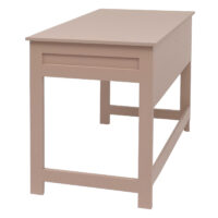 Moderner Schreibtisch Holz helltaupe mit Schublade 110x60 cm