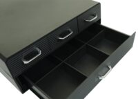 Schubladenbox für Kaffeekapseln Teebeutel mit 4 Schubladen 13x34x31cm