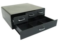 Schubladenbox für Kaffeekapseln Teebeutel mit 4 Schubladen 13x34x31cm