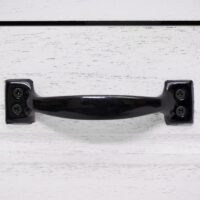 Schuhkipper Massivholz Shabby-Look mit Korb-Schublade weiss