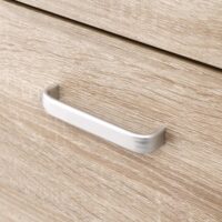 Weisses Schuhkipper-Regal mit Türen und zusätzlichem Ablagefach für Schuhe und Accessoires.