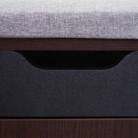 Schuhkommode JAM-A27 Sitzmöglichkeit 53x110x30cm dunkelbraun