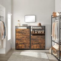 Schuhregal mit sechs Fächern aus Kunststoff, einfache Montage und pflegeleicht.