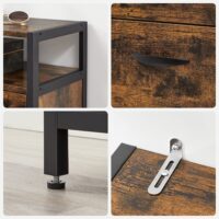 Schuhregal mit sechs Fächern aus Kunststoff, einfache Montage und pflegeleicht.