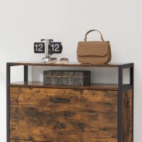 Schuhregal mit sechs Fächern aus Kunststoff, einfache Montage und pflegeleicht.