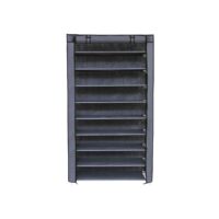 Schuhschrank mit Abdeckung zum Schutz vor Staub und Schmutz.