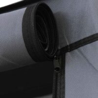 Schuhschrank mit Abdeckung zum Schutz vor Staub und Schmutz.