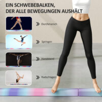Schwebebalken faltbar rutschfest zum Turnen für Kinder