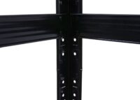 Schwerlastregal Stahl 875kg 5 Böden 200x120x60cm schwarz