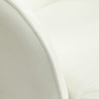 Ergonomischer Schwingsessel mit Hocker, ideal für Wohnzimmer und Schlafzimmer, gemütliches Design.