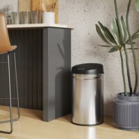 Sensor Mülleimer berührungslos Küche 30L Edelstahl