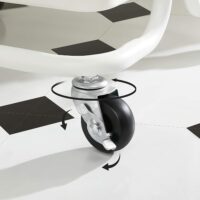 Servierwagen Küchenwagen mit 3 Etagen in Weiss.