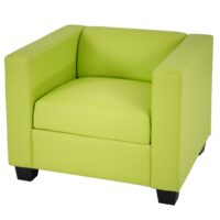 Sessel Loungesessel Kunstleder hellgrün