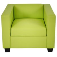 Sessel Loungesessel Kunstleder hellgrün